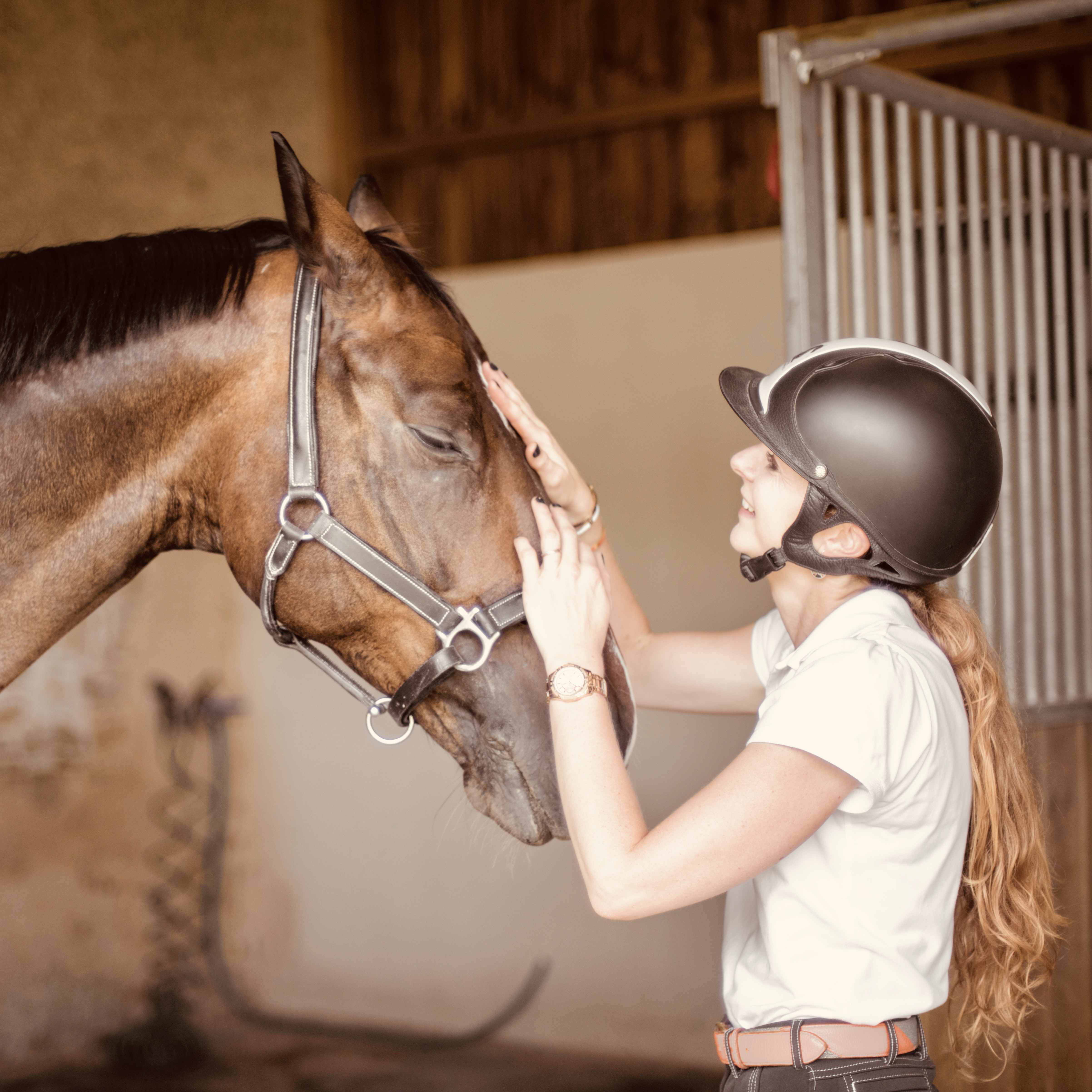 Jeanne Foy avec son cheval